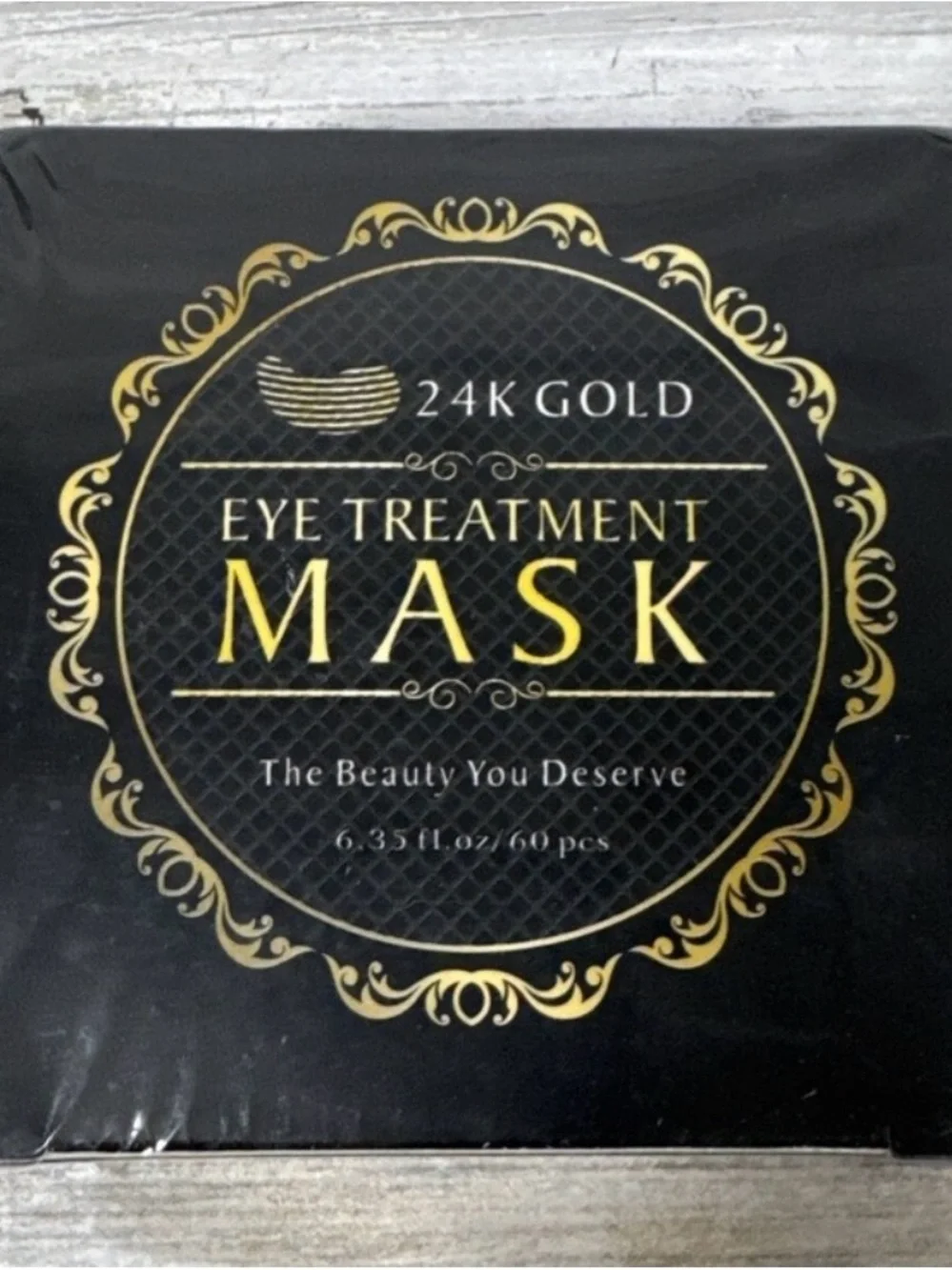 The Beauty You Deserve 24K Gold Eye Treatment Mask 60 pieces! New Sealed